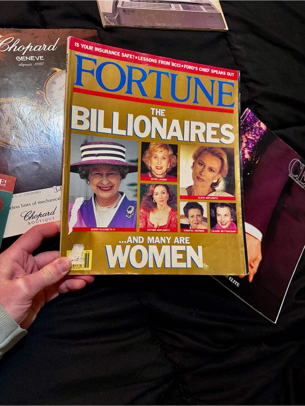 Fortune Magazine "The Billionaires" Issue - Gold Cover